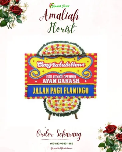 Bunga Papan Congratulation di Mlayang